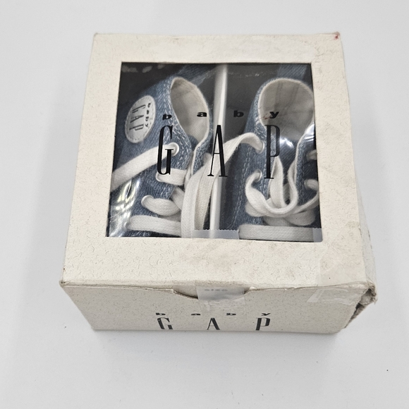 Vintage Gap Baby Denim Shoes , Size 2 - Picture 5 of 8